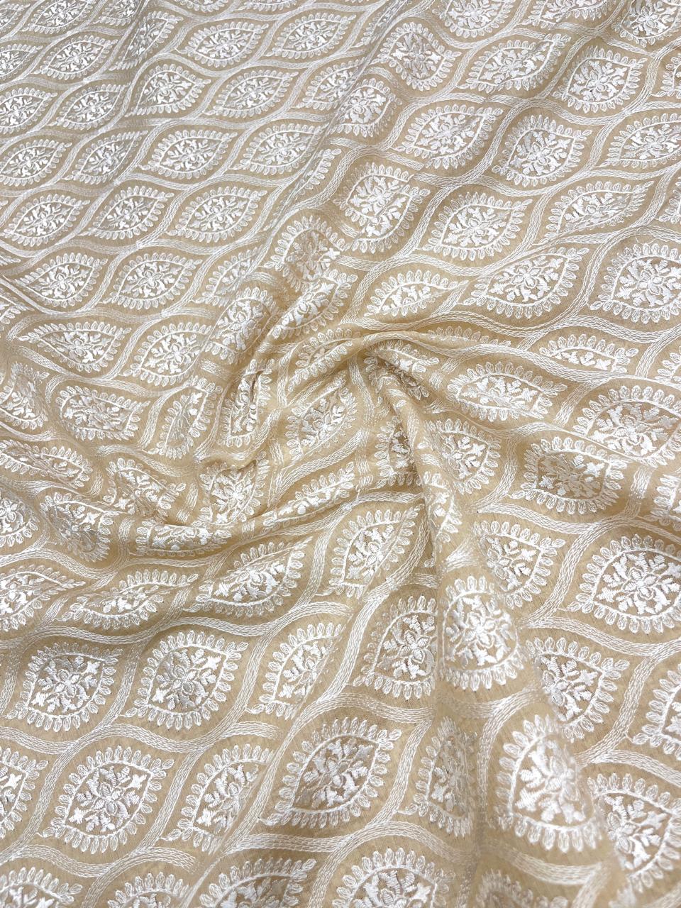 Munga Silk Embroidery Dyeable