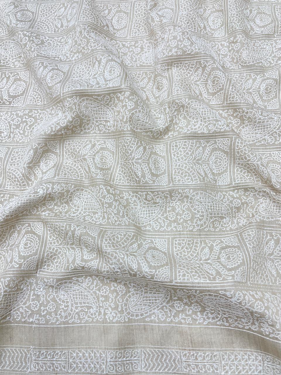 Munga Silk Embroidery Dyeable