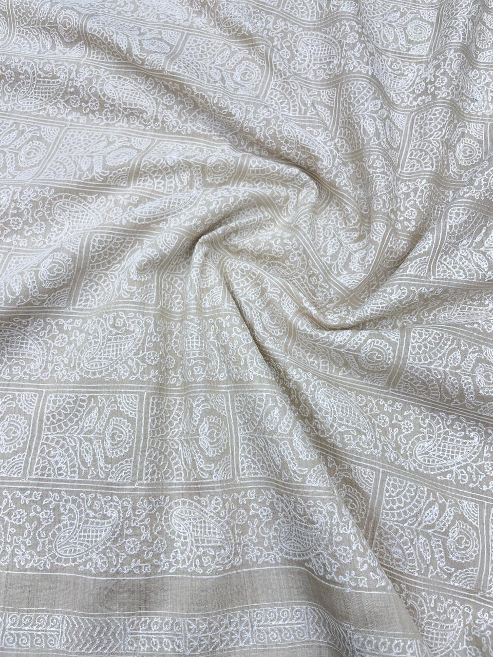 Munga Silk Embroidery Dyeable