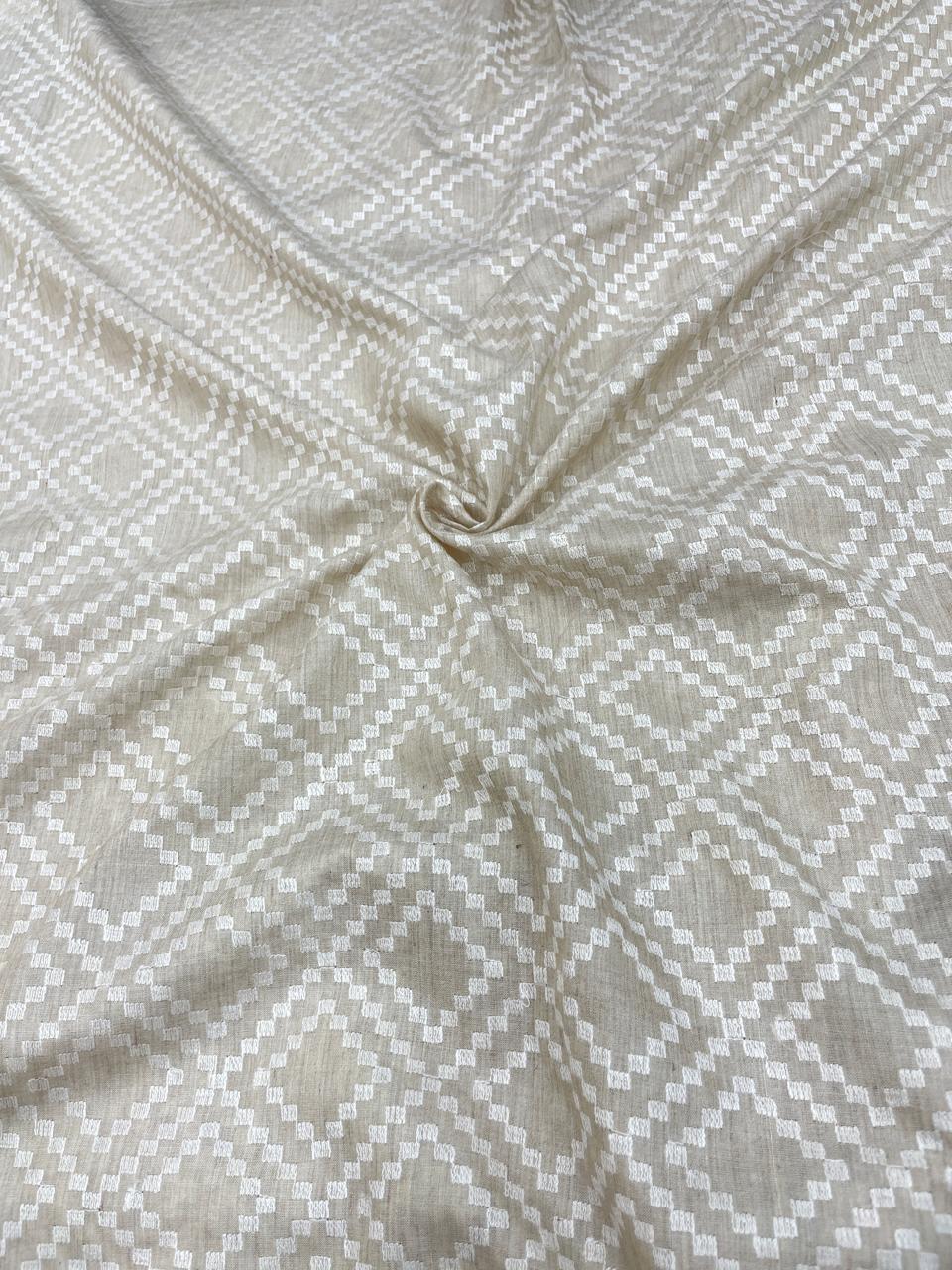 Munga Silk Embroidery Dyeable