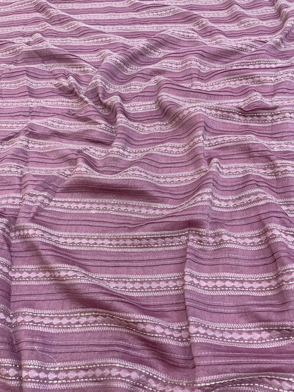 Mysore Silk Pintex Embroidery Fabric (Colors Available)