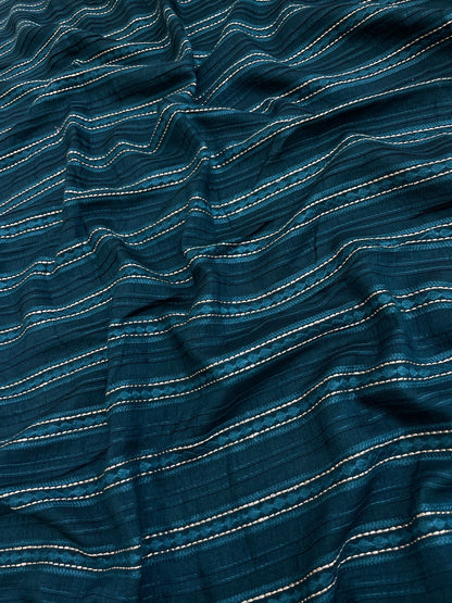 Mysore Silk Pintex Embroidery Fabric (Colors Available)