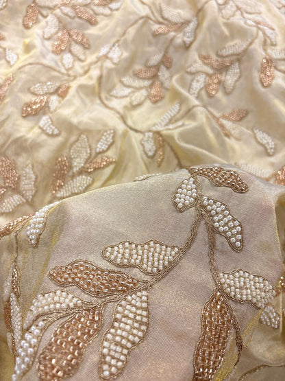 Tissue Beads Embroidery Dyeable