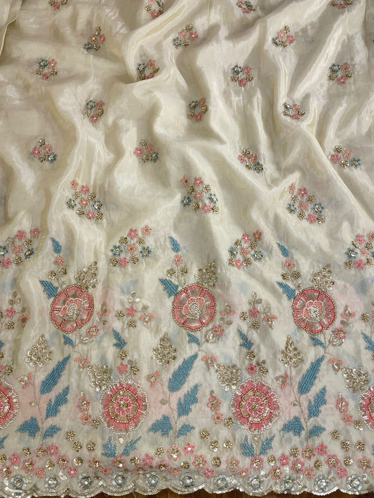 Tissue Beads Embroidery (44"Inch)