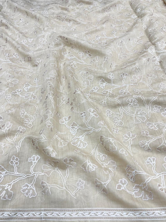 Munga Silk Embroidery Dyeable