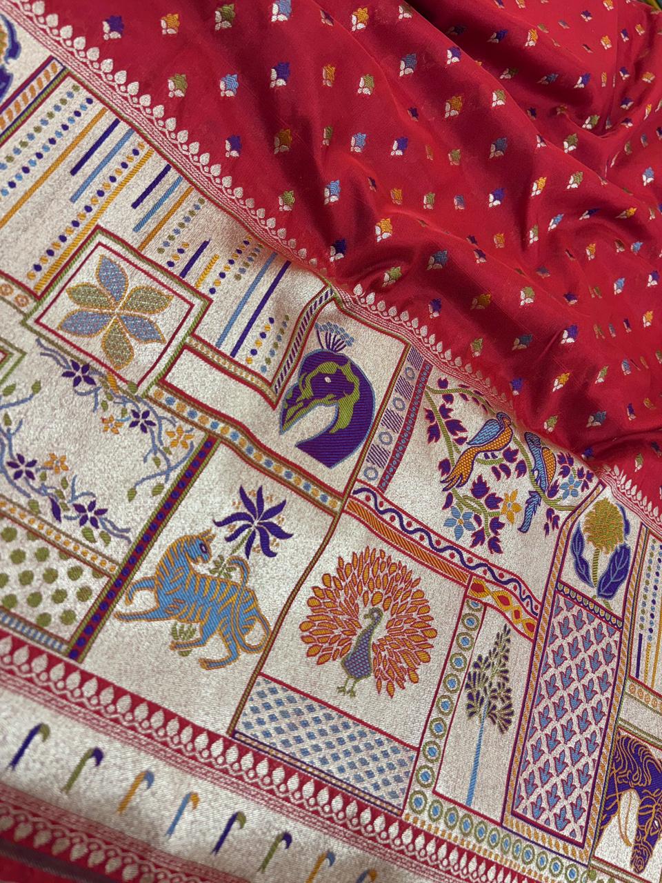 Pure Katan Silk Paithni Border (44"Inch)