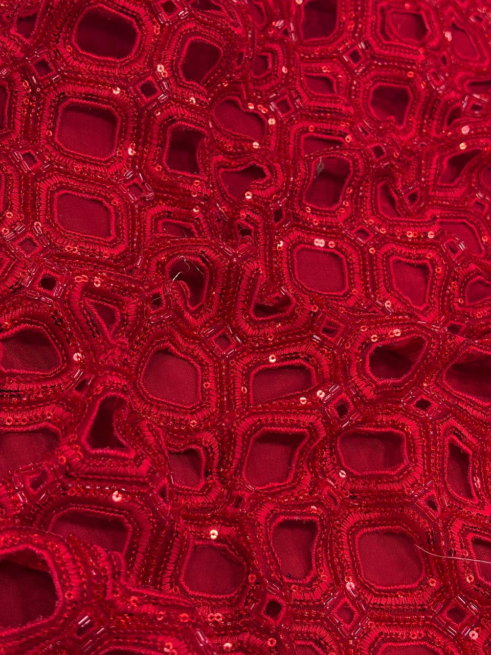 Net CutWork Embroidery (44"Inch)