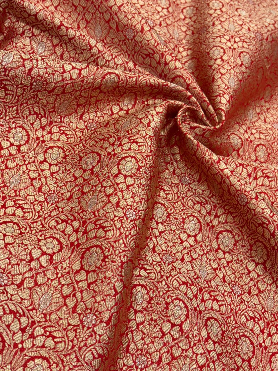 Pure Banarasi Brocade 44"Inch