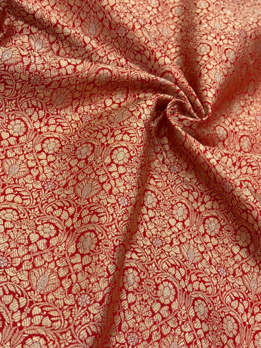 Pure Banarasi Brocade 44"Inch