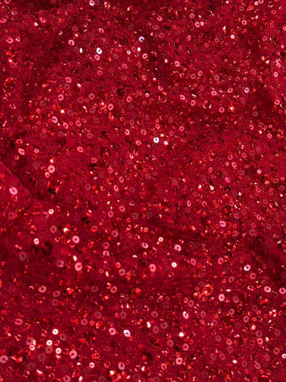 Georgette Sequin  Embroidery