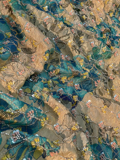 Tissue Beads Embroidery (44"Inch)