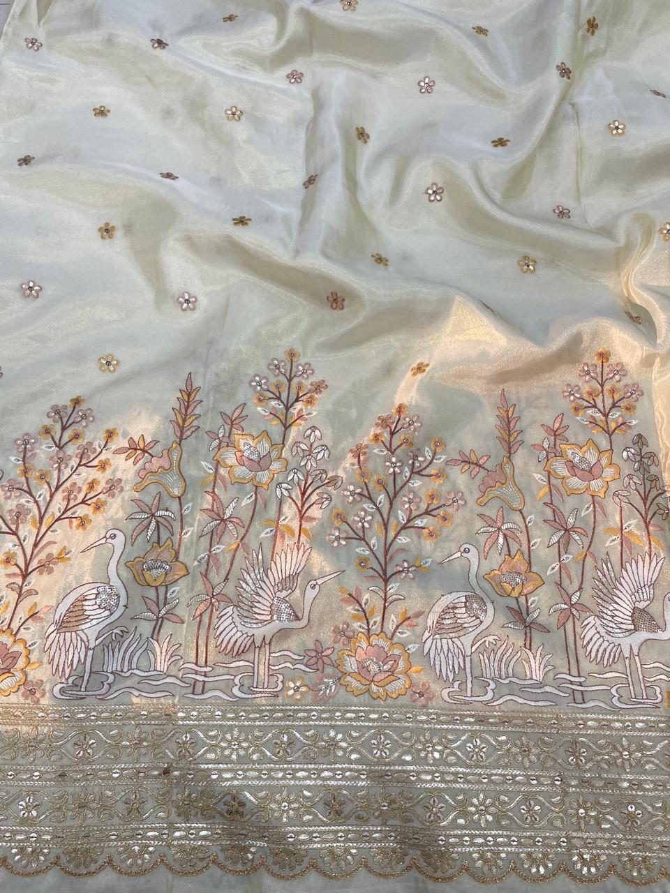 Tissue Pannel Embroidery