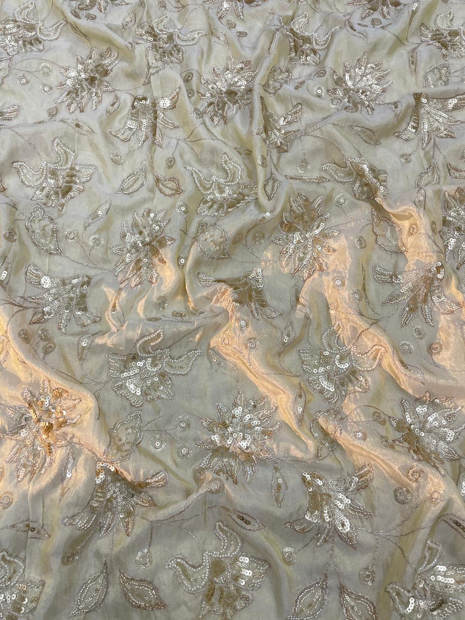 Tissue Beads Embroidery (44"Inch)