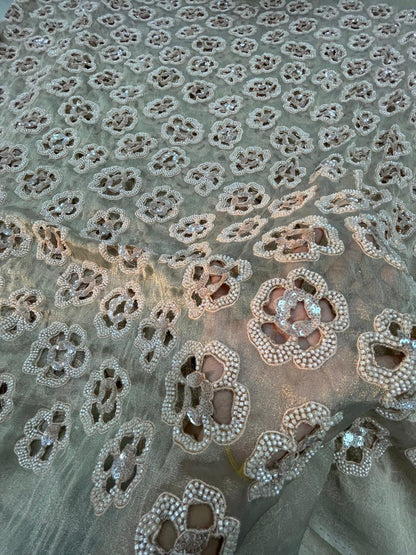 Tissue Beads Embroidery (44"Inch)