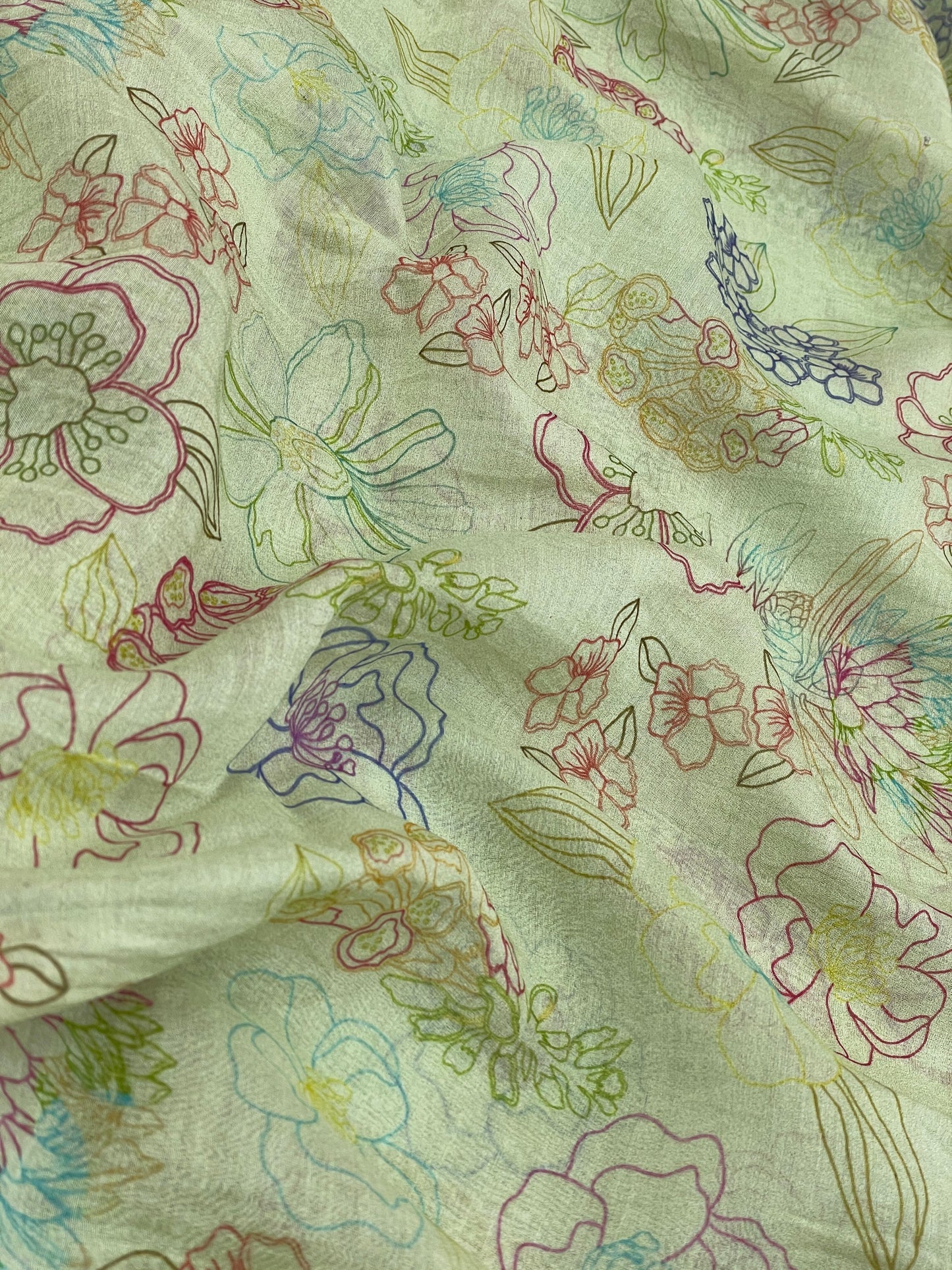 Chanderi Print (44'inch)