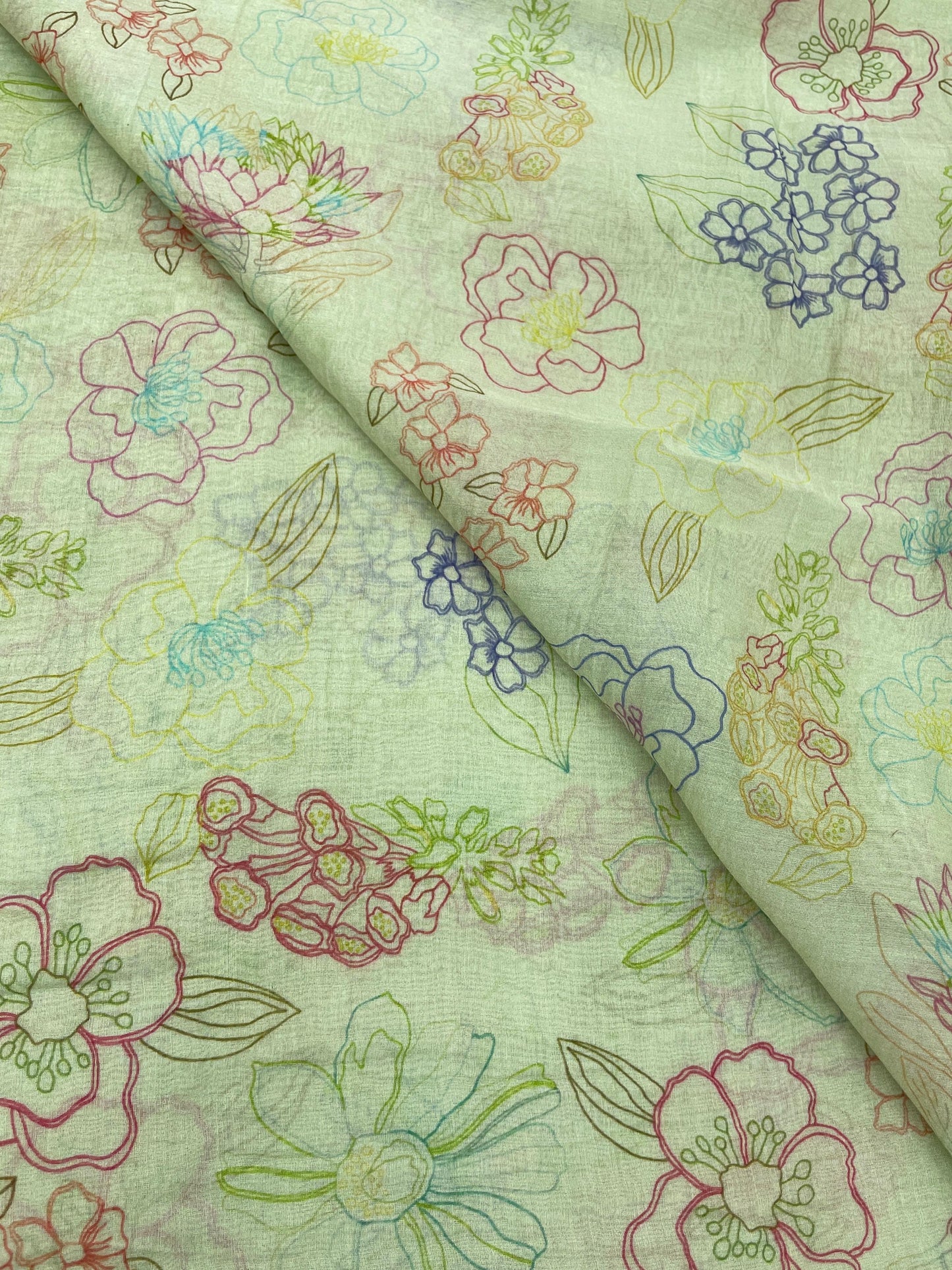 Chanderi Print (44'inch)