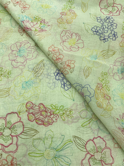 Chanderi Print (44'inch)
