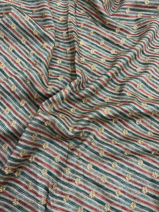 Munga Silk Embroidery (Color Available)