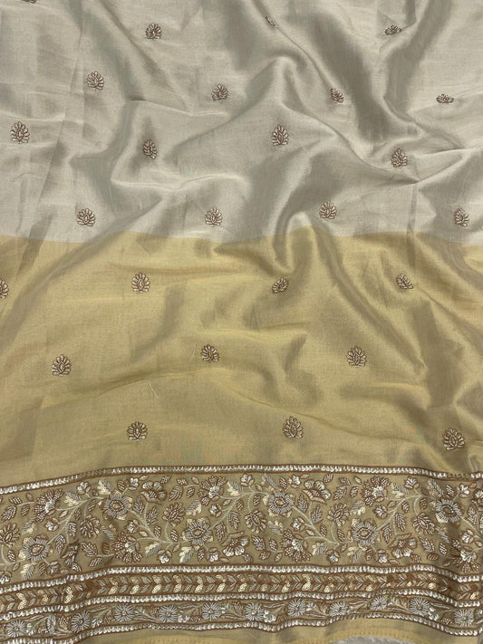 Tissue Beads Embroidery Dyeable