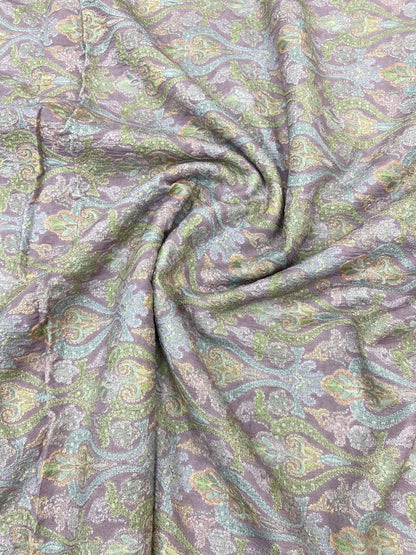 Pure Chanderi Embroidery (Color Available) 44"Inch