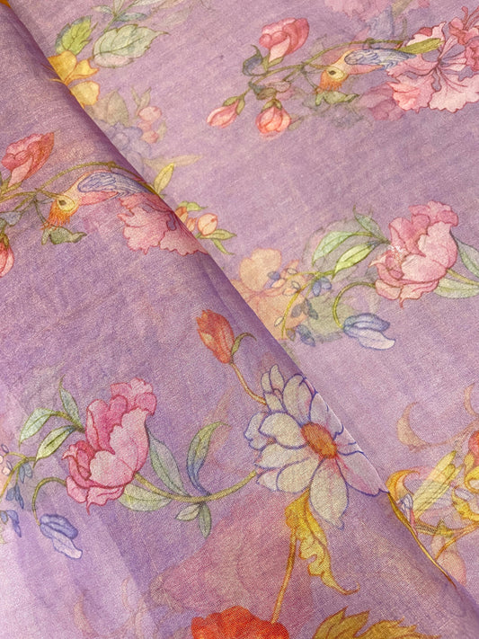 Pure Organza Tissue Print