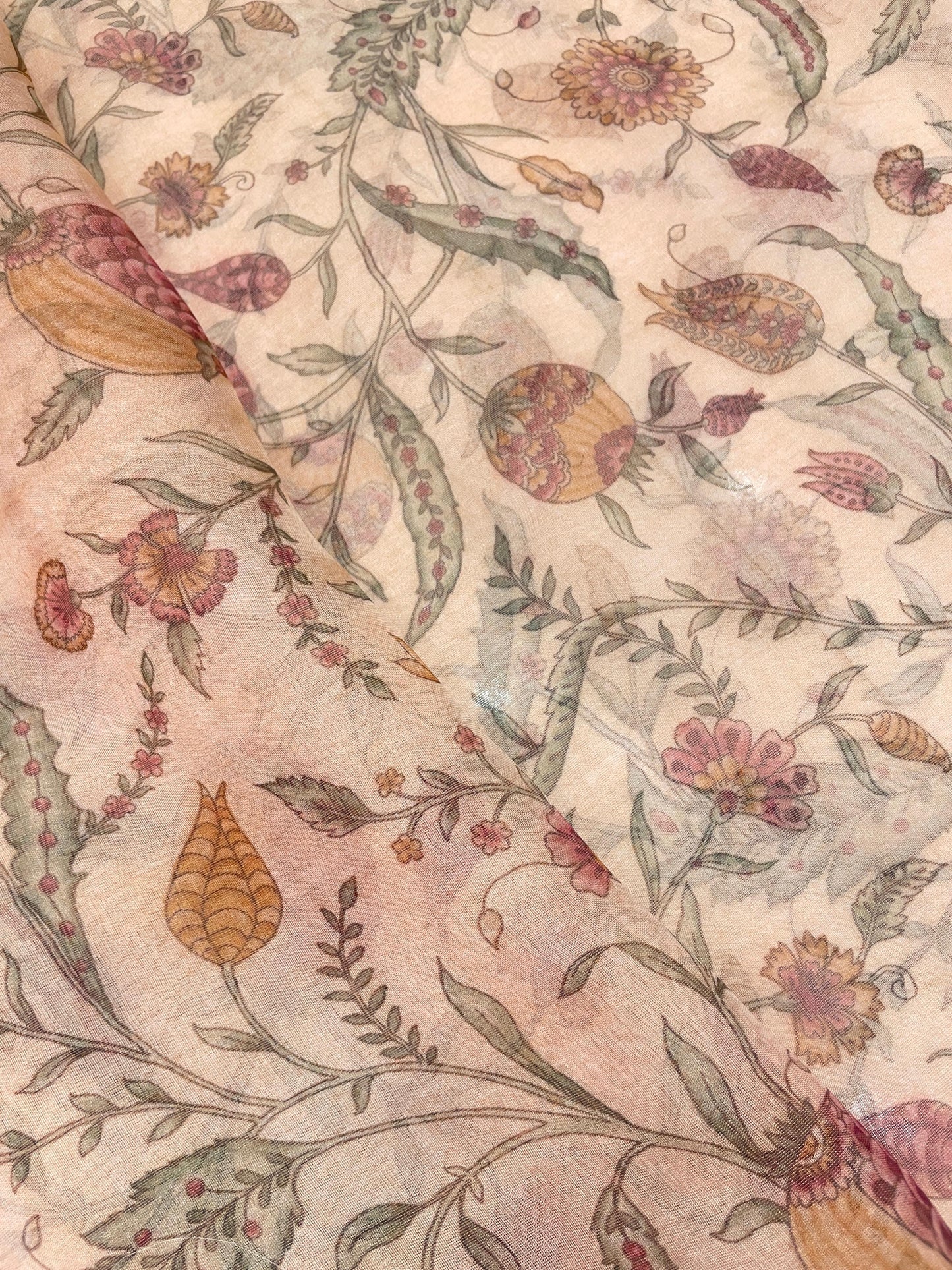 Pure Organza Tissue Print