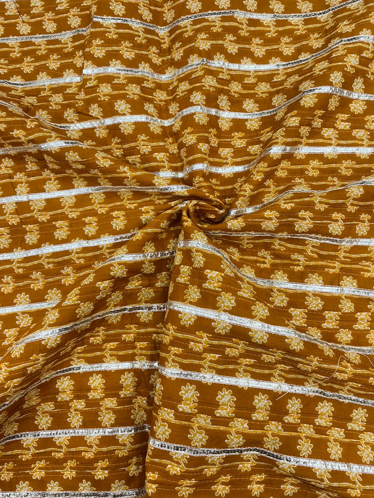 Cotton Print With Pintex With Gota (36" Inch)