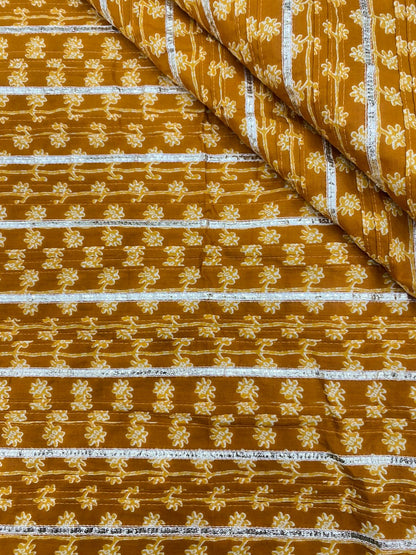 Cotton Print With Pintex With Gota (36" Inch)