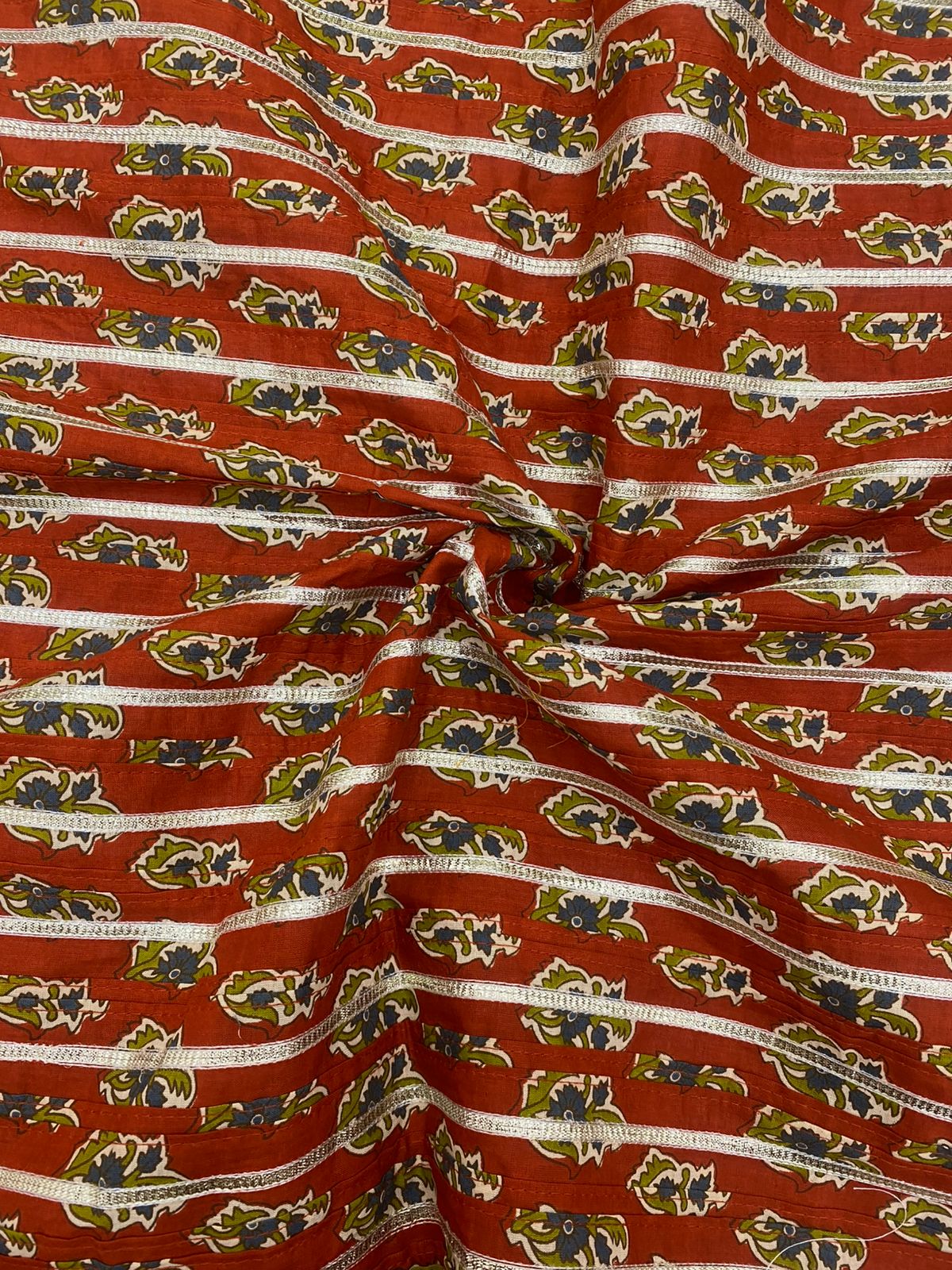Cotton Print With Pintex With Gota (36" Inch)