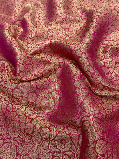 Pure Banarasi Brocade (Color Available) 44"Inch