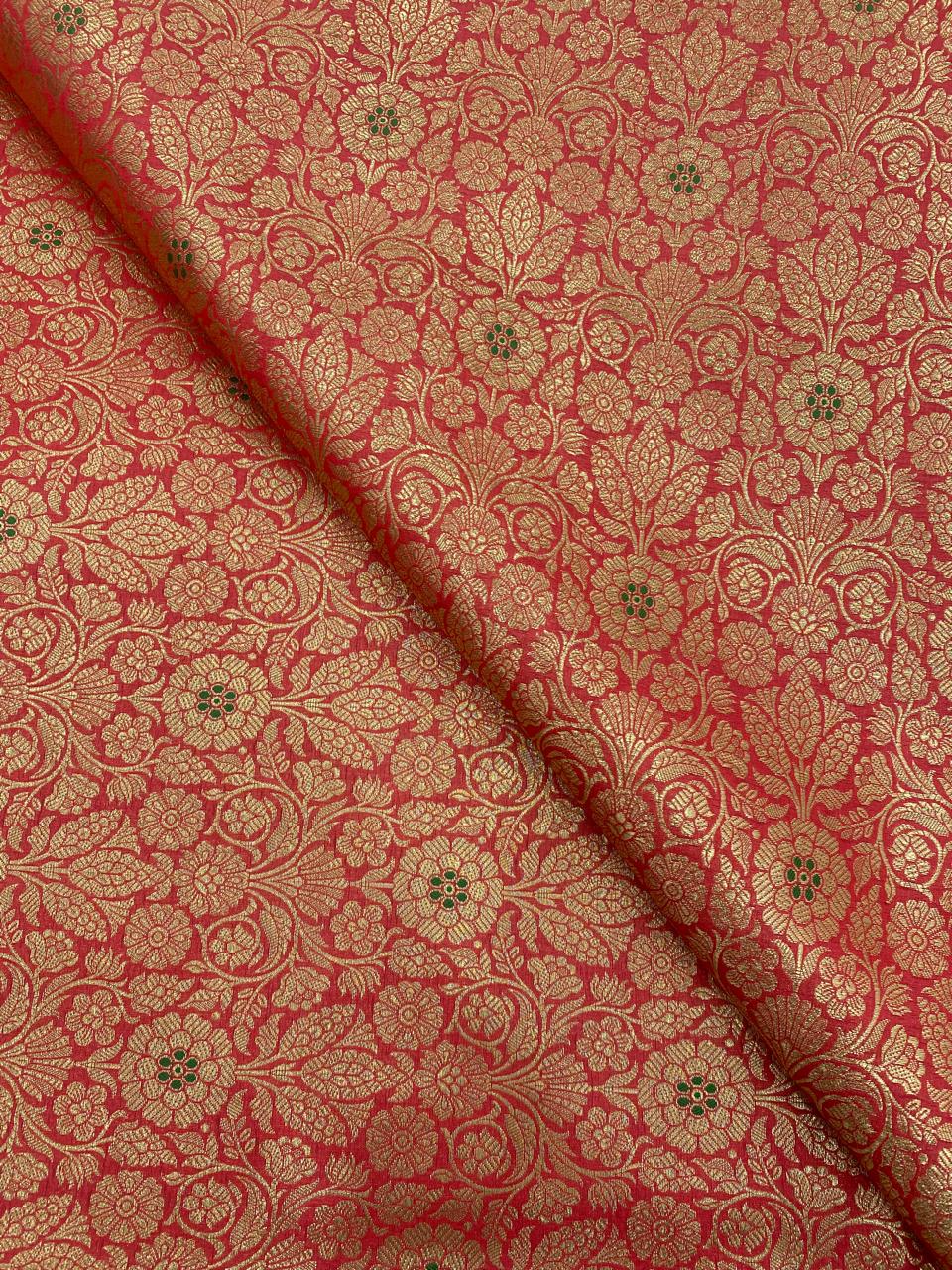Pure Banarasi Brocade (Color Available) 44"Inch