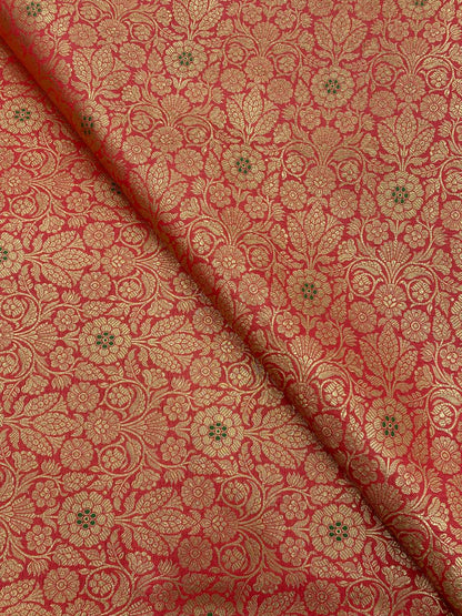 Pure Banarasi Brocade (Color Available) 44"Inch