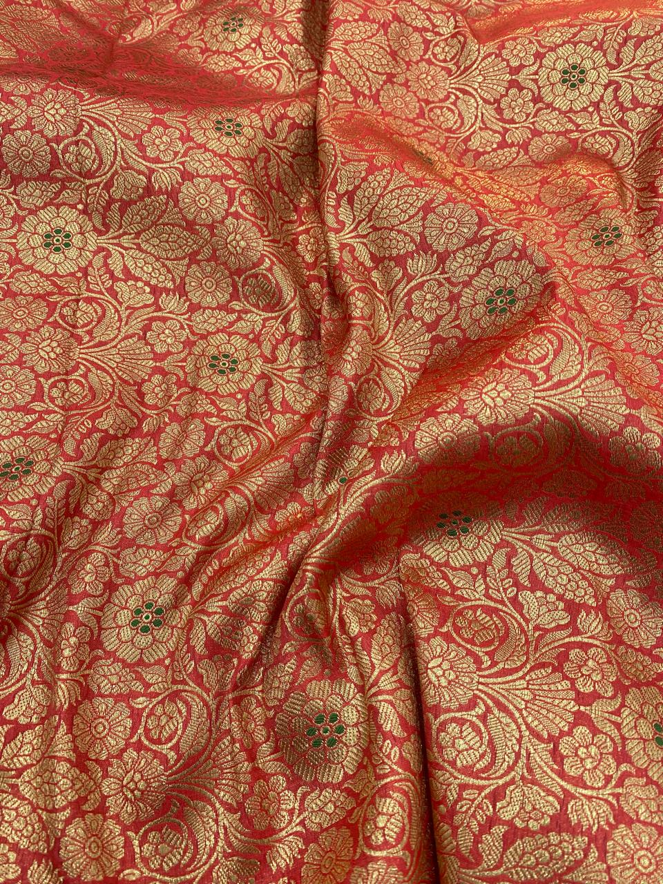 Pure Banarasi Brocade (Color Available) 44"Inch