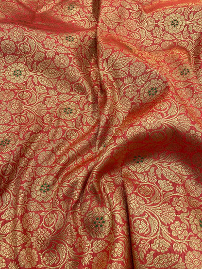 Pure Banarasi Brocade (Color Available) 44"Inch