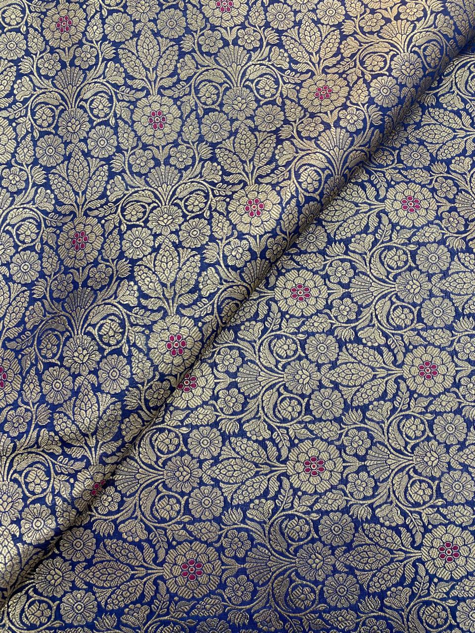 Pure Banarasi Brocade (Color Available) 44"Inch