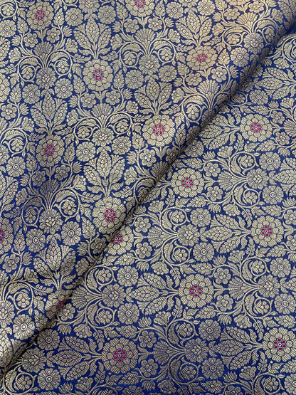 Pure Banarasi Brocade (Color Available) 44"Inch
