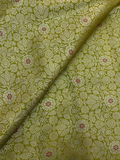 Pure Banarasi Brocade (Color Available) 44"Inch