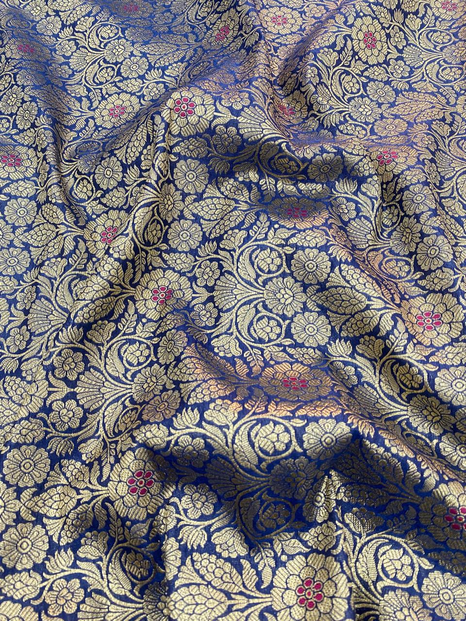 Pure Banarasi Brocade (Color Available) 44"Inch