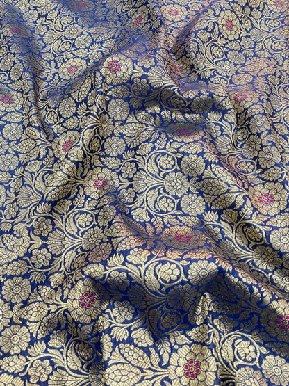 Pure Banarasi Brocade (Color Available) 44"Inch