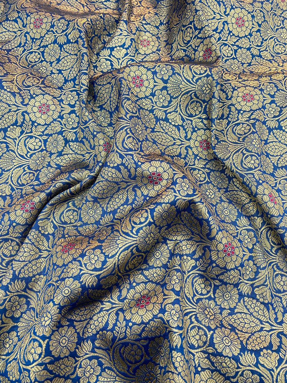 Pure Banarasi Brocade (Color Available) 44"Inch