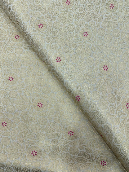 Pure Banarasi Brocade (Color Available) 44"Inch