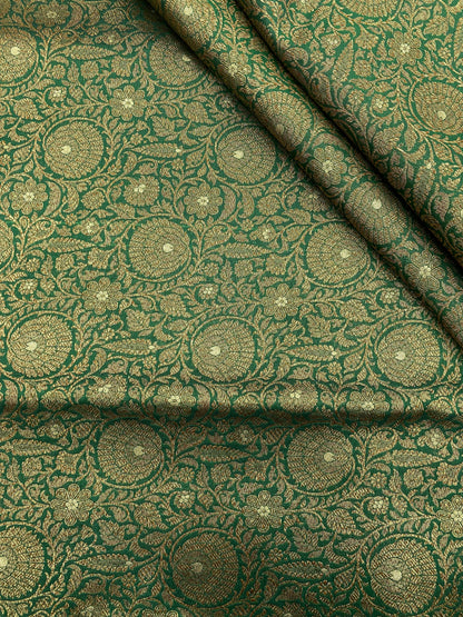 Pure Banarasi Brocade (Color Available) 44"Inch