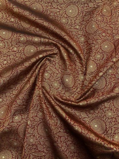 Pure Banarasi Brocade (Color Available) 44"Inch