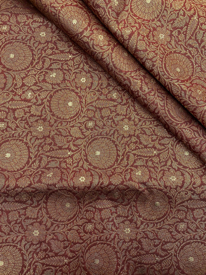 Pure Banarasi Brocade (Color Available) 44"Inch