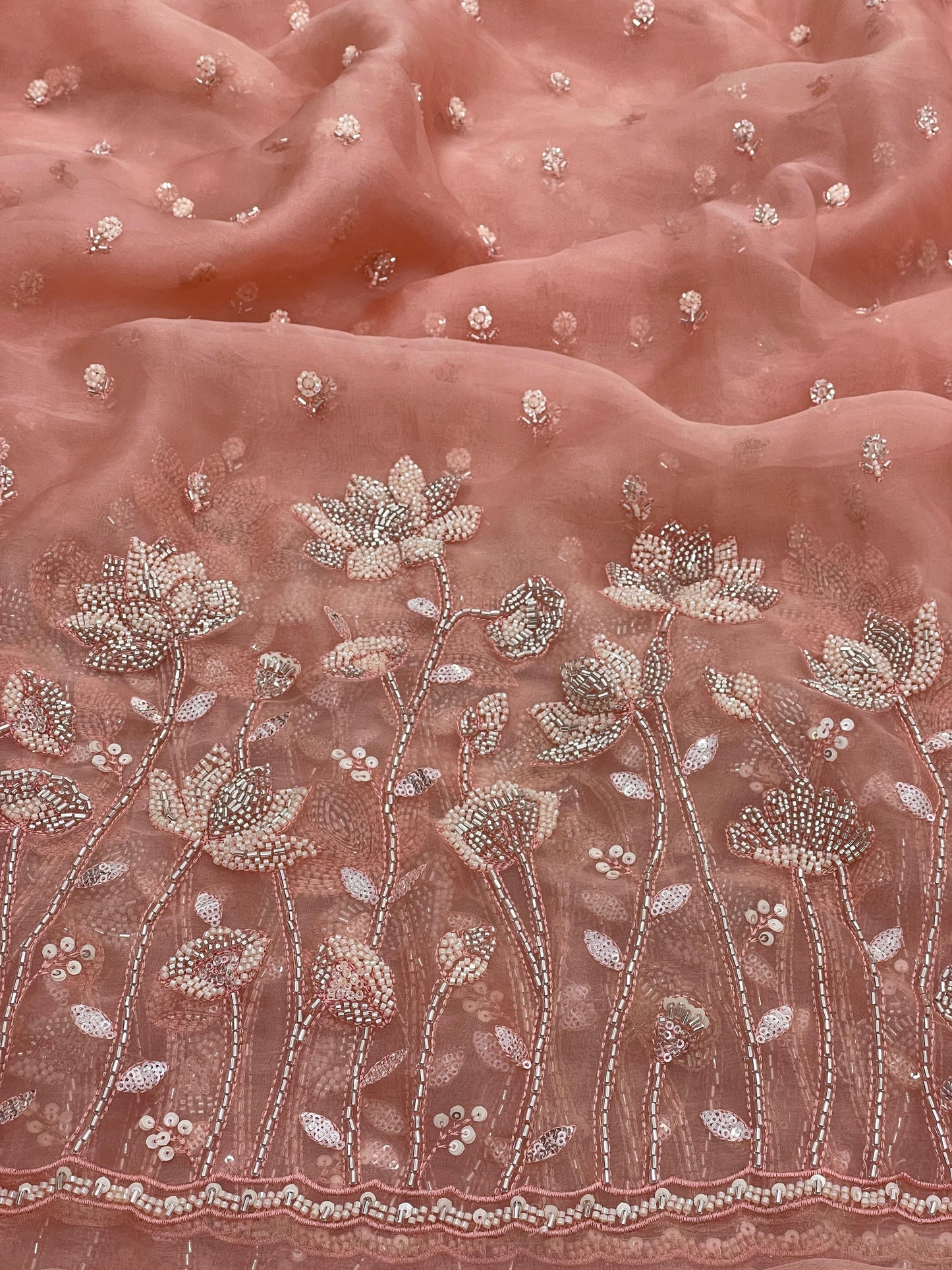 Organza Embroidery [Color Available]