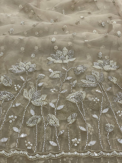 Organza Embroidery [Color Available]