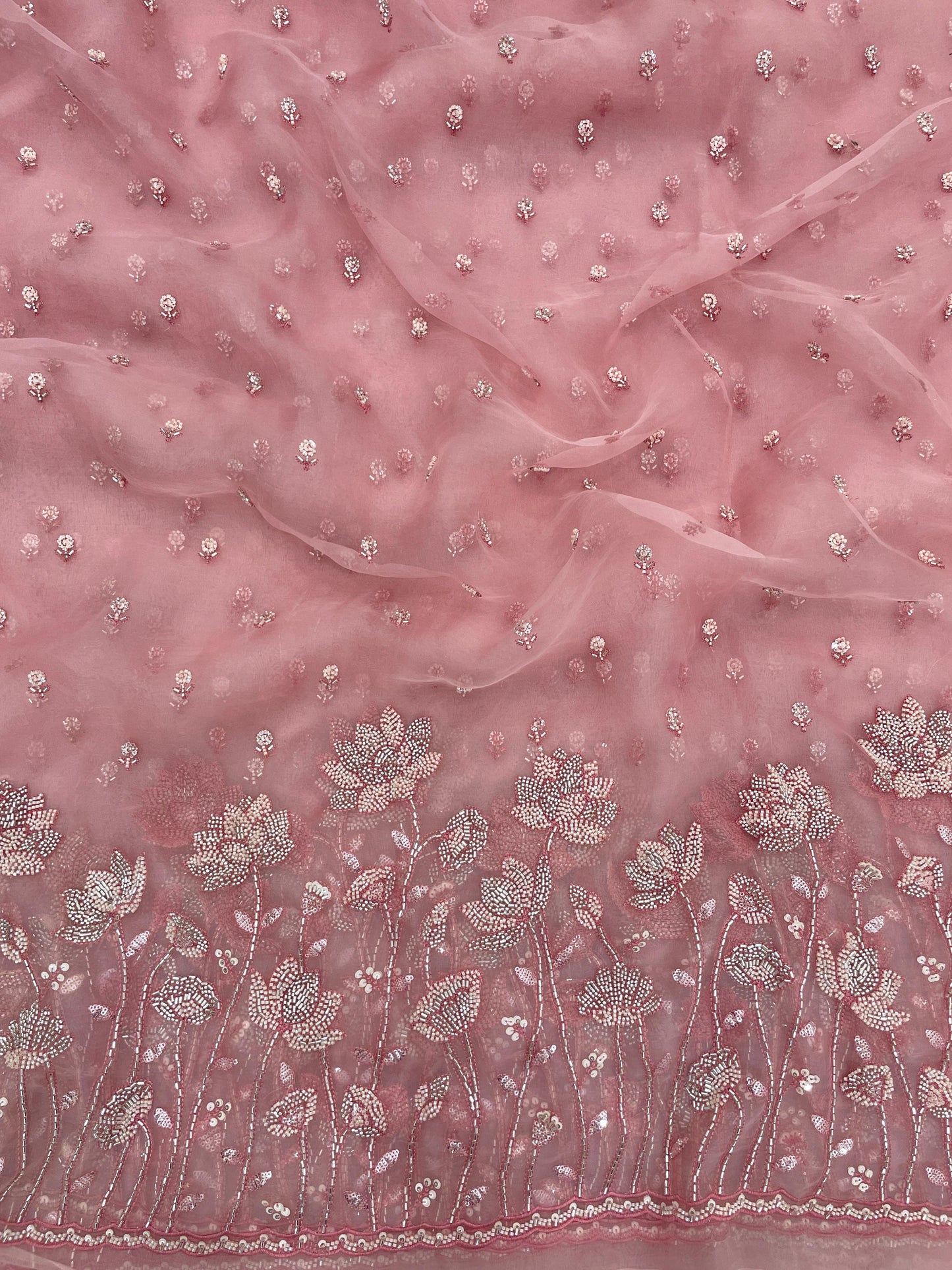 Organza Embroidery [Color Available]