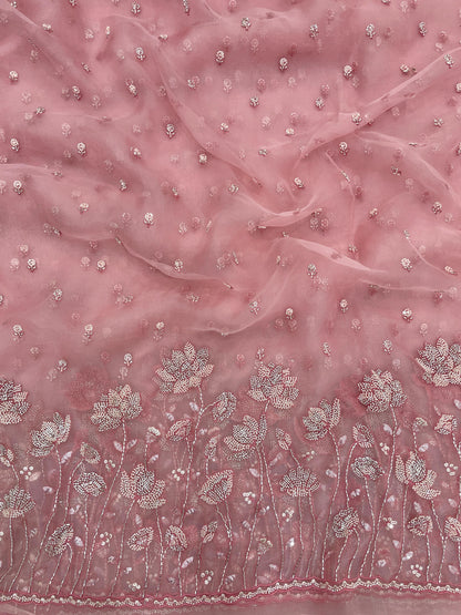 Organza Embroidery [Color Available]