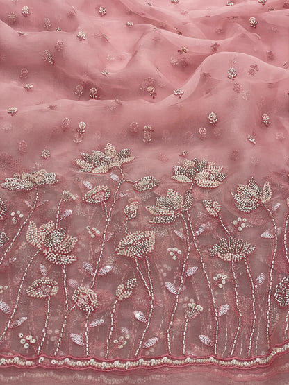 Organza Embroidery [Color Available]