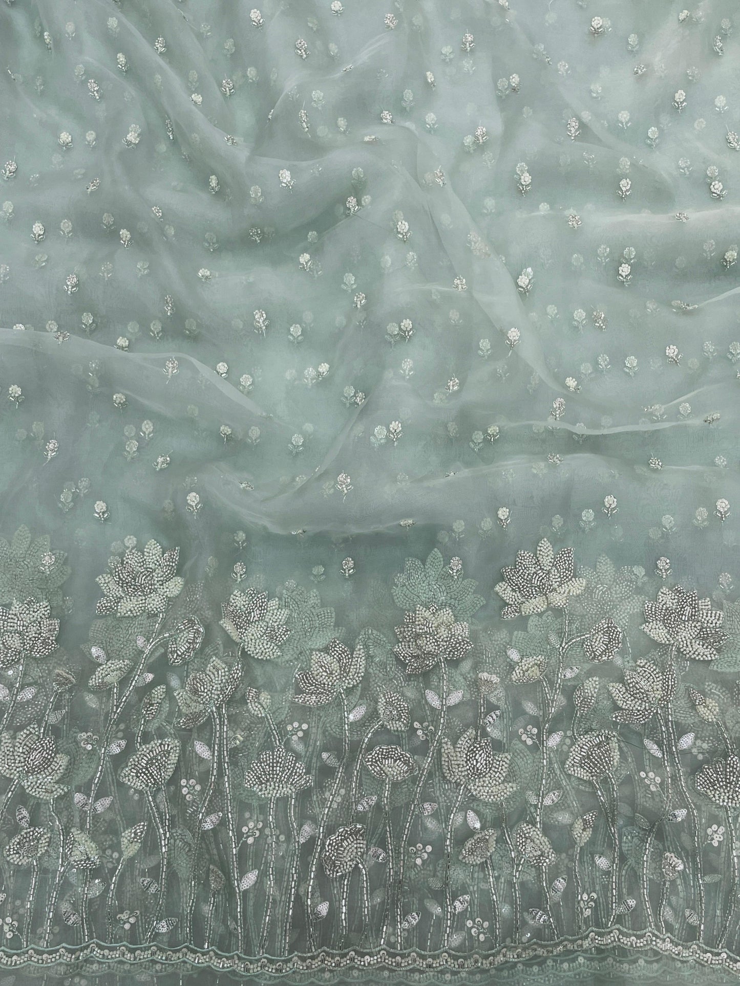 Organza Embroidery [Color Available]